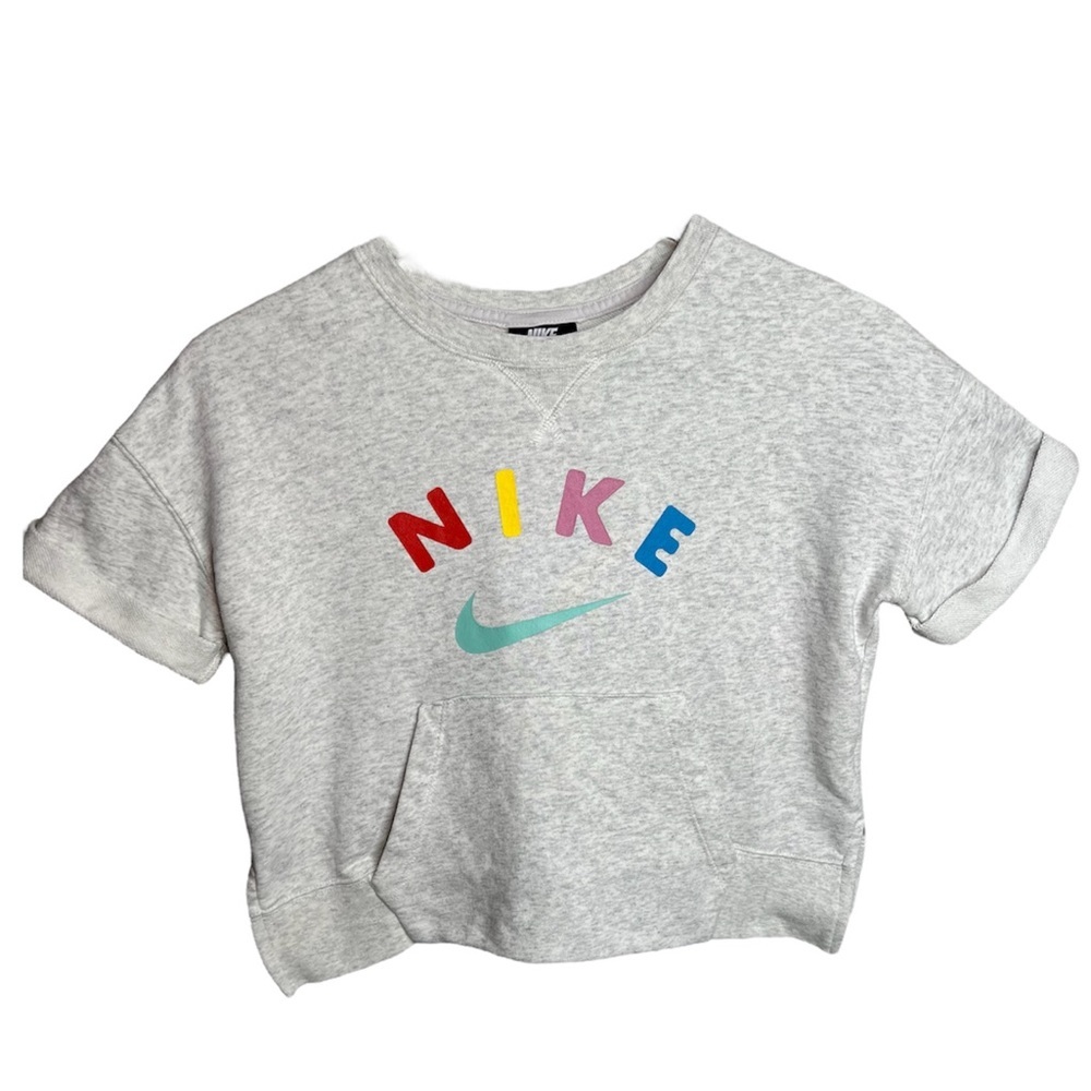 Kids Nike Gray Crop Top